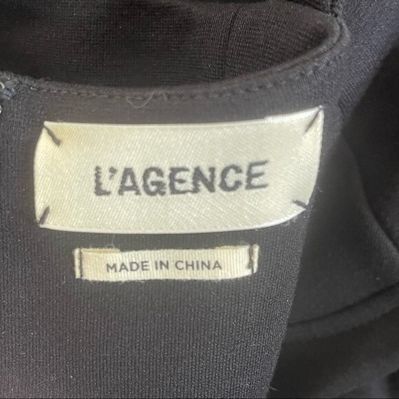 L'Agence Michelle Black Stretch - jersey bustier dress size 2 - Picture 5 of 7